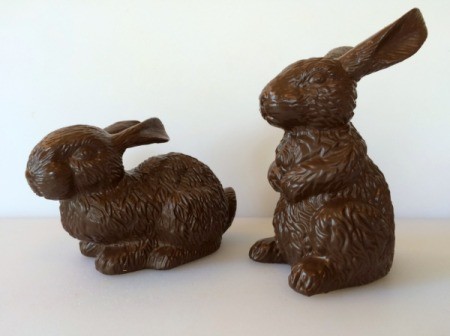 Faux Chocolate Bunnies
