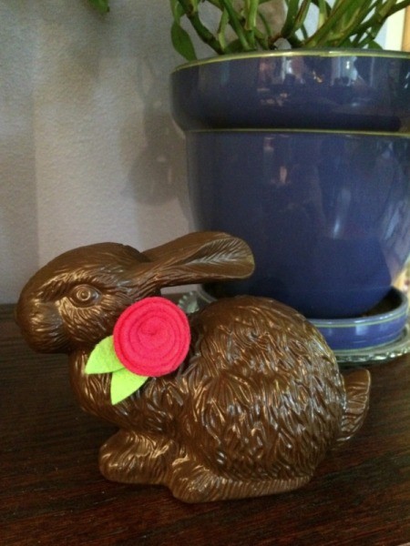 Faux Chocolate Bunnies