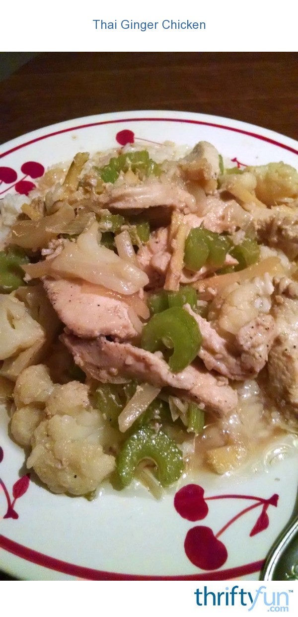 Thai Ginger Chicken ThriftyFun