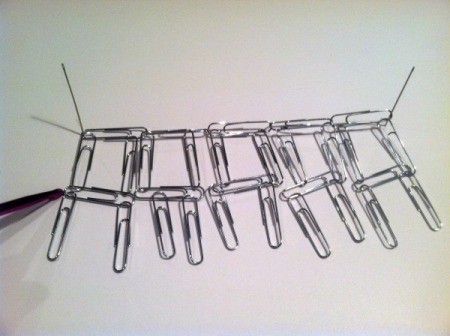 Paperclip Statement Necklace