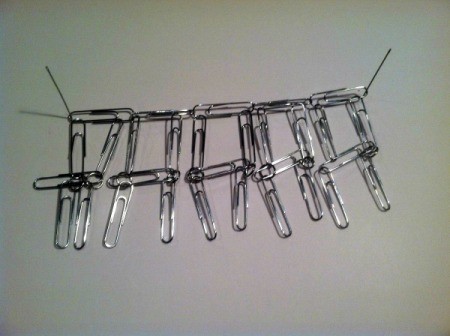 Paperclip Statement Necklace