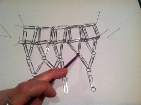 Paperclip Statement Necklace