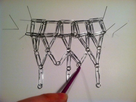 Paperclip Statement Necklace