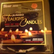 package of tea light candles