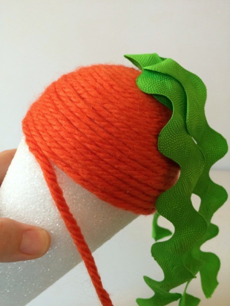 Yarn Wrapped Carrot