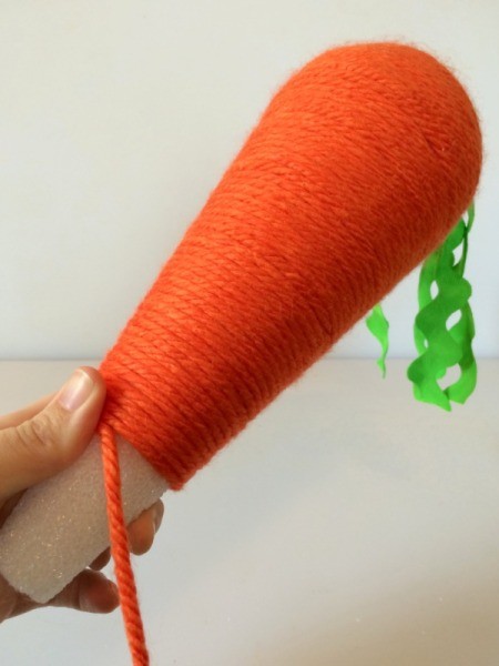 Yarn Wrapped Carrot