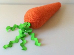 Yarn Wrapped Carrot