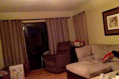 windows, recliner, and couch