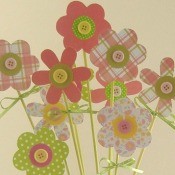 pastel paper flowers