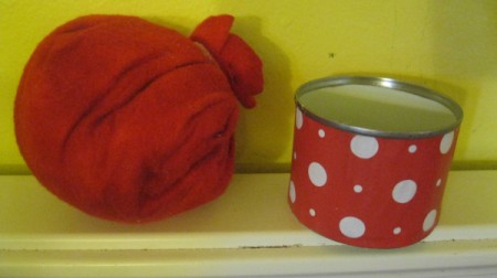 No Sew Tin Can Pincushion