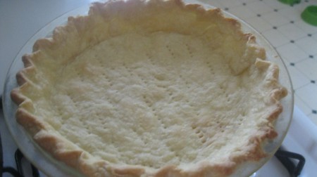 blind baked pie shell