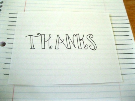 Thank You Card