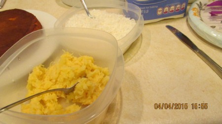 Three Layer Coconut-Pineapple Cake