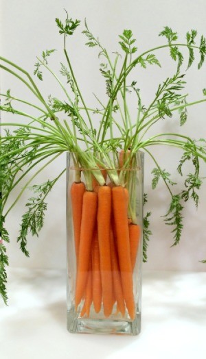 Carrot Bouquet Centerpiece