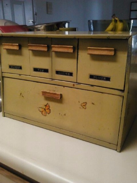 Refurbished Vintage Breadbox