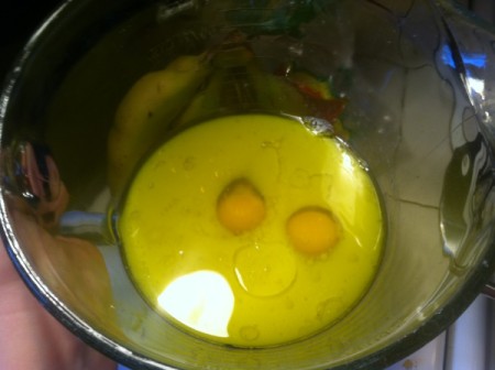 Tamale ingredients being mixed together.