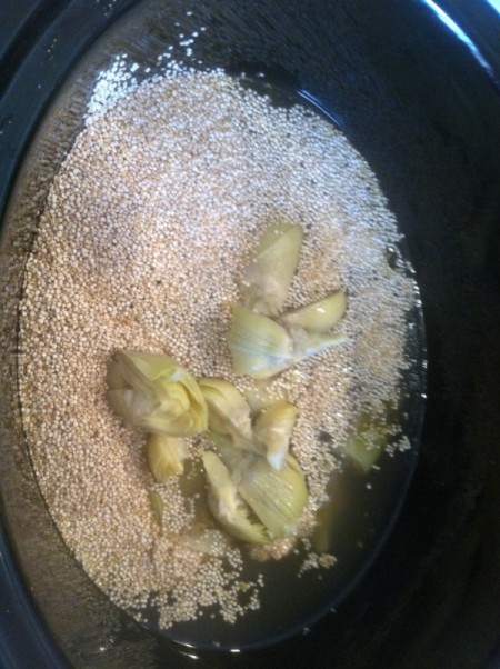 Quinoa and Chicken Sausage Pilaf