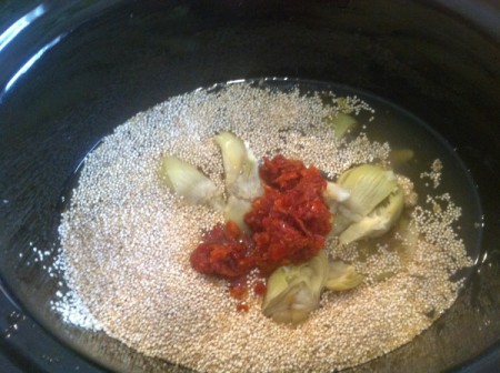 Quinoa and Chicken Sausage Pilaf