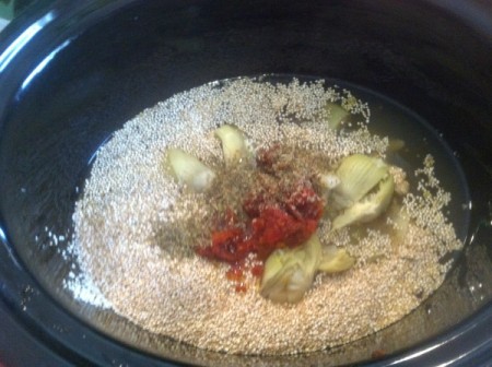 Quinoa and Chicken Sausage Pilaf