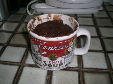 Five Minute Chocolate Mug Cake