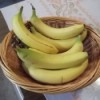 A bowl of separated bananas.