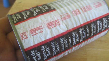 Candy Wrapper Covered Can