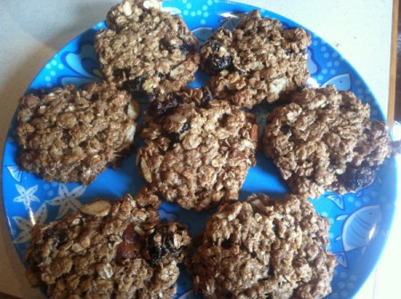 Healthy Breakfast Cookies - baked cookies