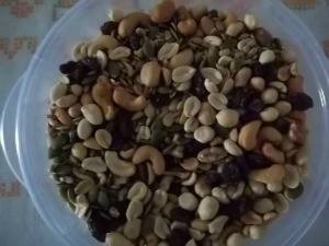 bowl of trail mix