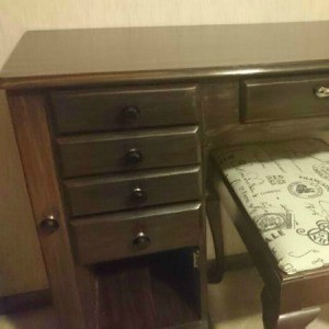 refinished dresser