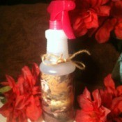 Lavender Scented All-Purpose Cleaner - spray bottle of finished cleaner