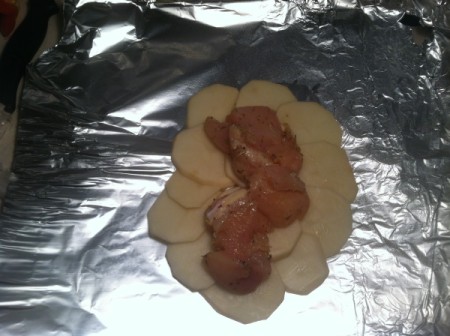 Healthy Chicken Dinner Foil Packets