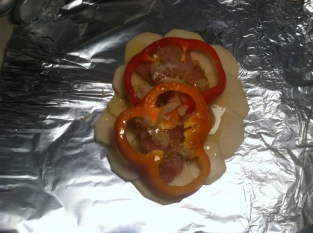 Healthy Chicken Dinner Foil Packets