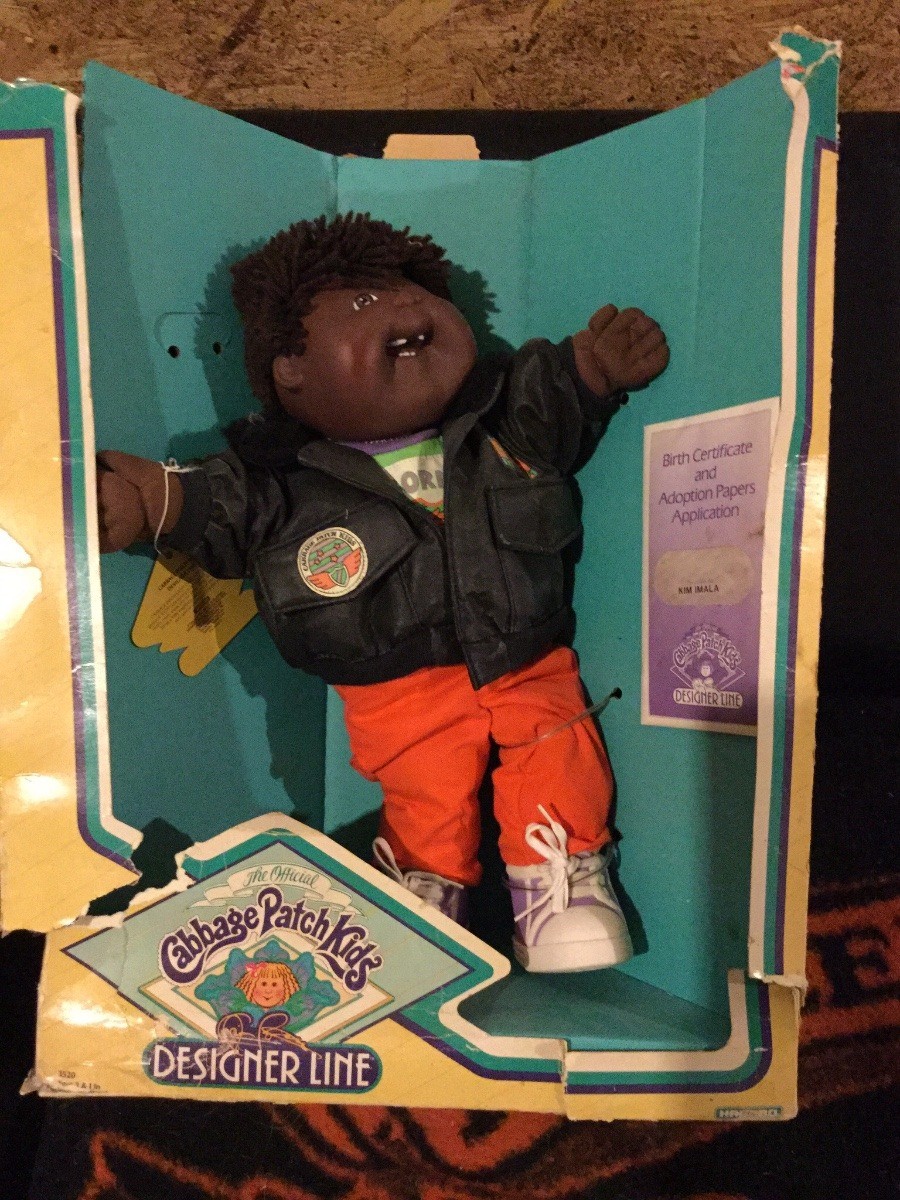 vintage african american cabbage patch doll