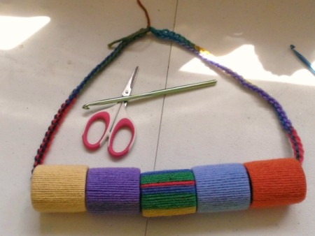 Fun Yarn and Spool Necklace