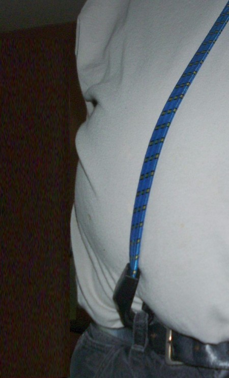 Bungee Cord Suspenders