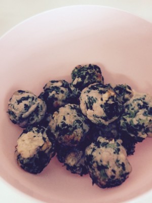 turkey spinach meatballs