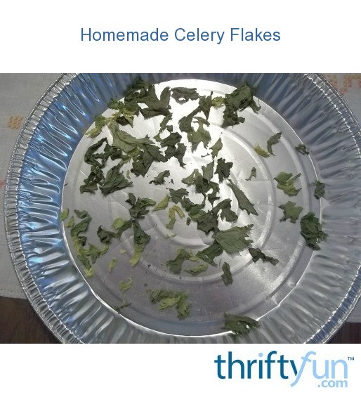 Homemade Celery Flakes ThriftyFun