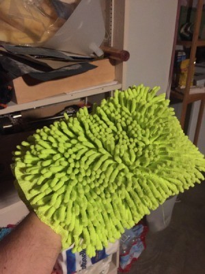 microfiber mitt