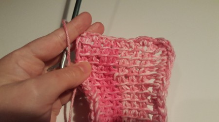 Tunisian Crocheted Sponges