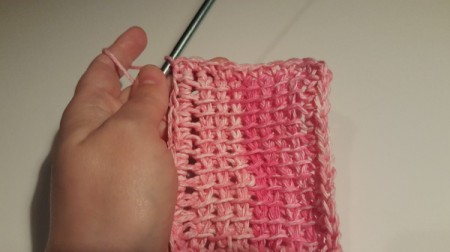 Tunisian Crocheted Sponges