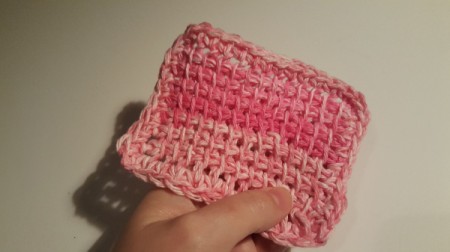 Tunisian Crocheted Sponges