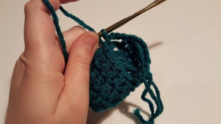 Crochet Keychain Mini-Coin Purse