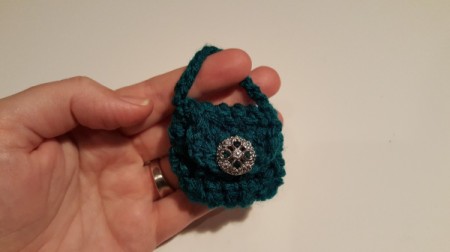 Crochet Keychain Mini-Coin Purse