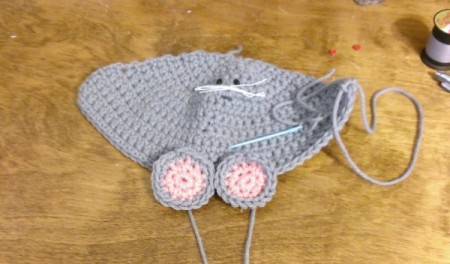 Crochet Stuffed Mouse