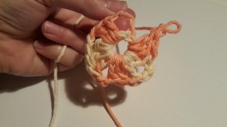 Granny Square Crochet Dishcloth