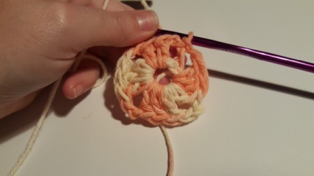 Granny Square Crochet Dishcloth