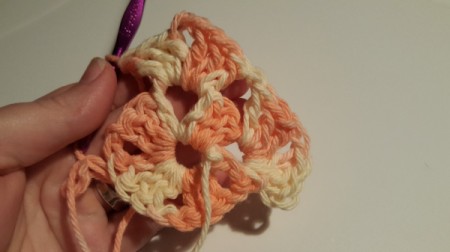 Granny Square Crochet Dishcloth