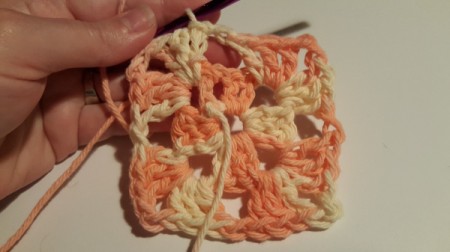 Granny Square Crochet Dishcloth