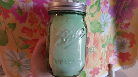 Homemade Powdered Laundry Soap - jar of soap