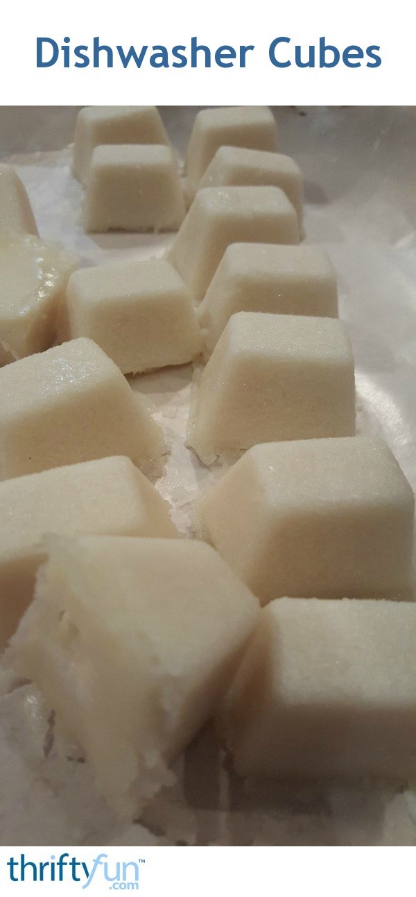 Dishwasher Cubes ThriftyFun